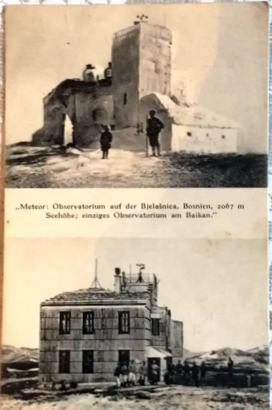 The Bjelašnica Meteorological Observatory in the early 1900s