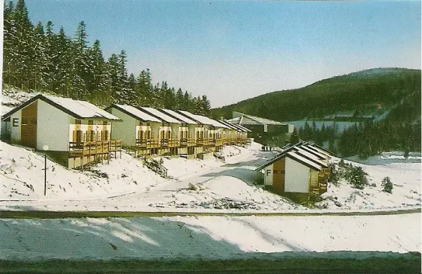 Apartment houses at the Bjelašnica Olympic venue in 1985