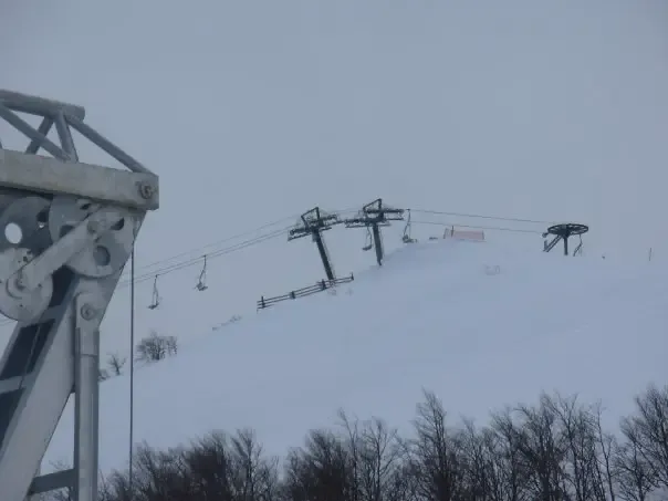 The Stinji Do chairlift ascending Bjelašnica mountain in 2009